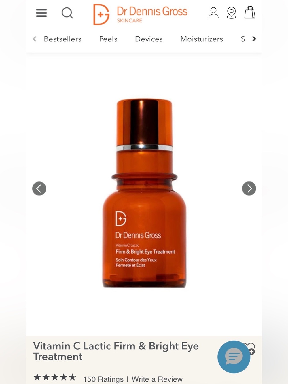 Vitamin C Lactic Firm & Bright Eye Treatment